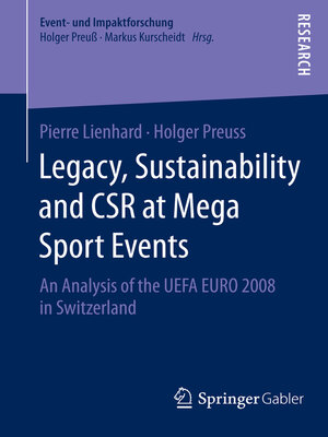 cover image of Legacy, Sustainability and CSR at Mega Sport Events